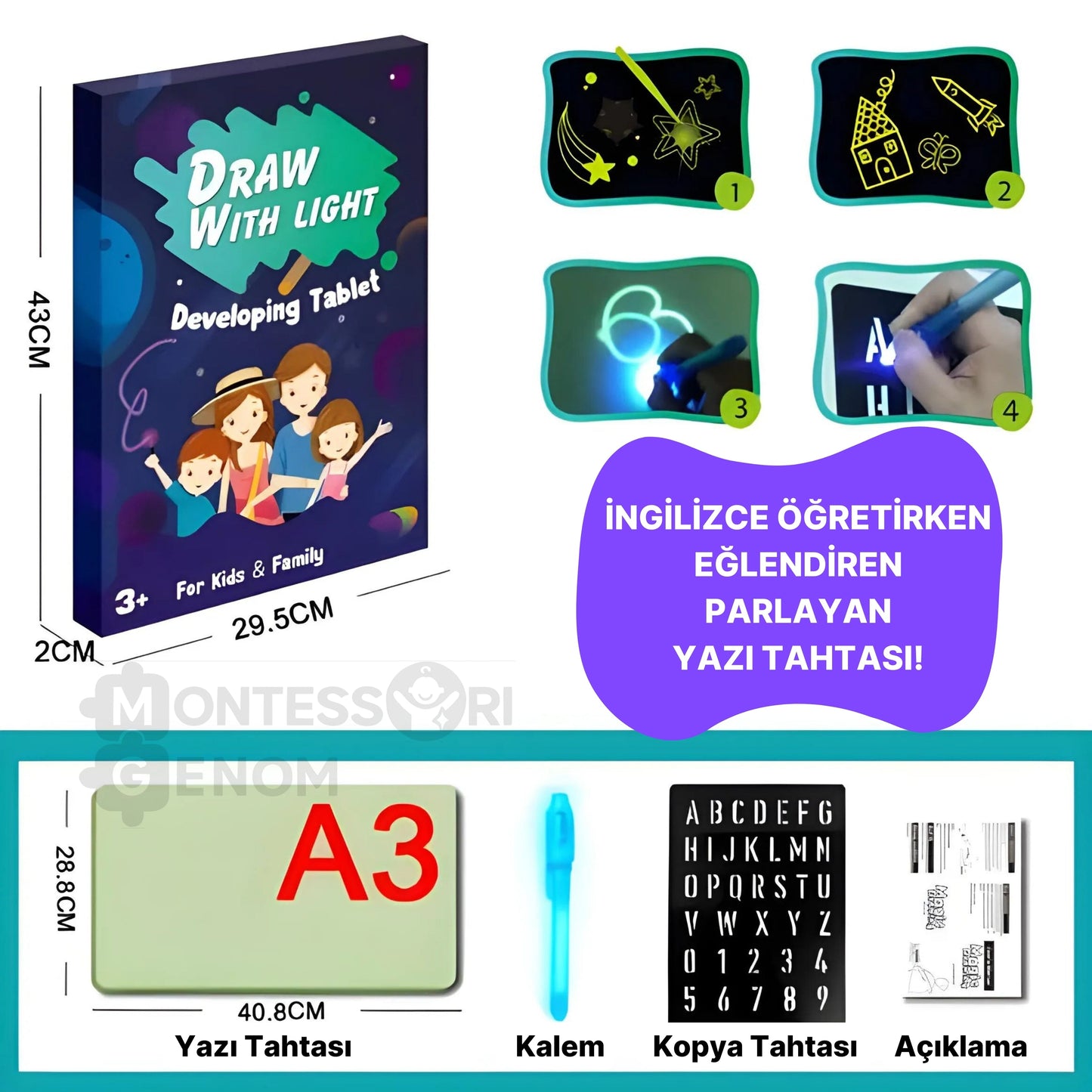 Sparkling and Shining Visual Intelligence Developing Drawing Tablet