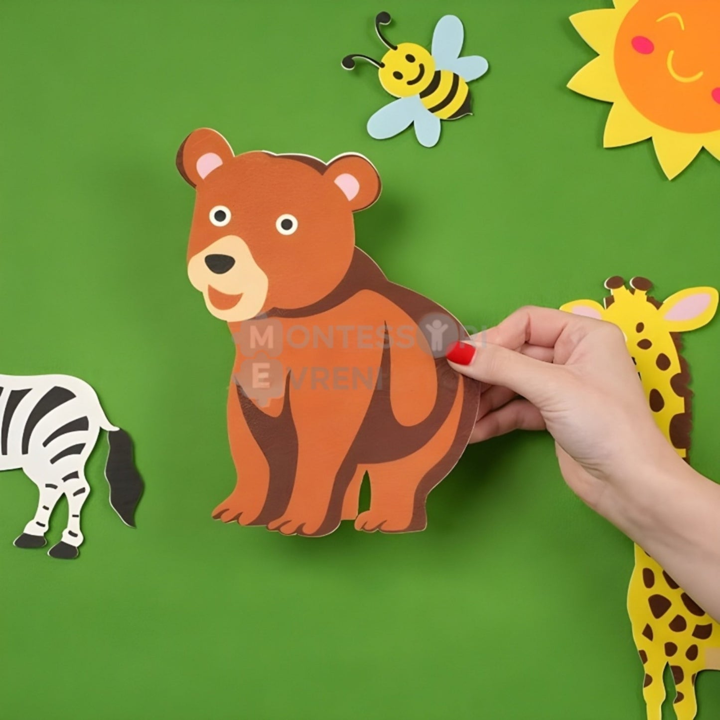 Montessori Felt Play and Learning Board