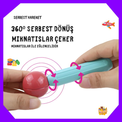 Educational Magnetic Stick and Magnetic Building Blocks Toy