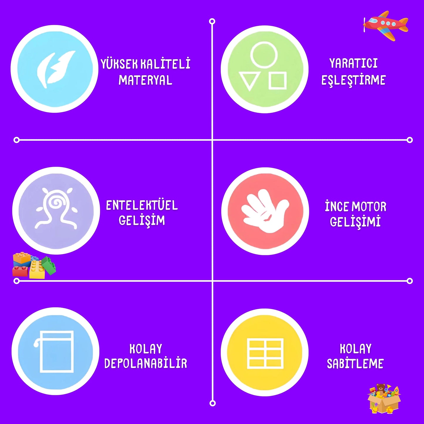 Educational Magnetic Stick and Magnetic Building Blocks Toy