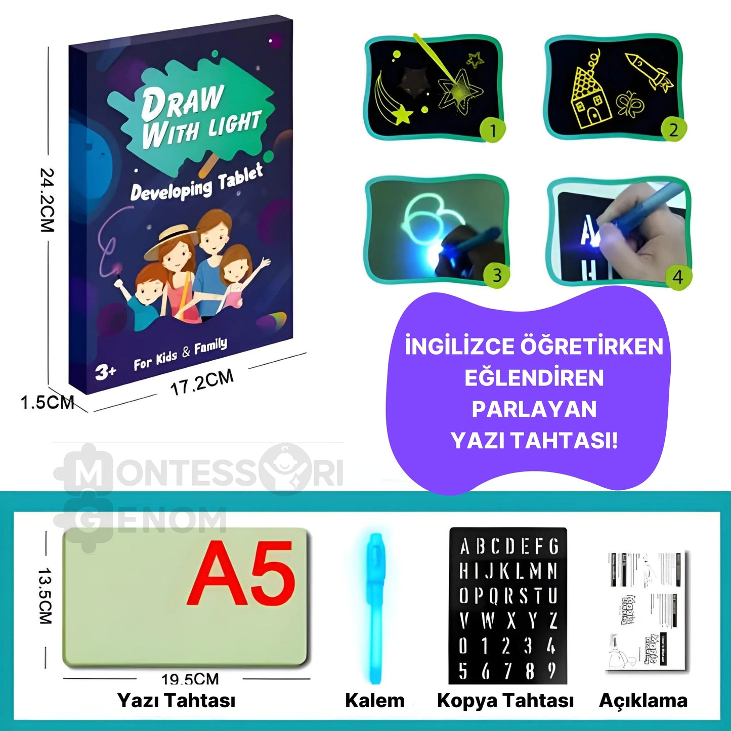 Sparkling and Shining Visual Intelligence Developing Drawing Tablet