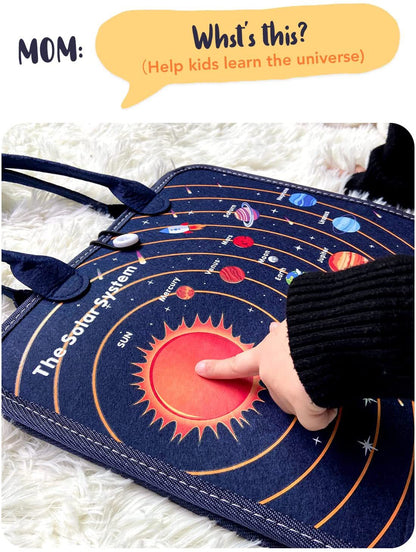 Educational Cognitive Clothing Bag and Book