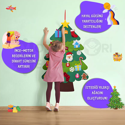 DIY Christmas Tree with Lights