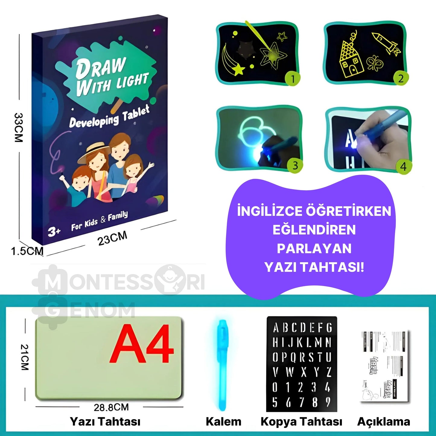 Sparkling and Shining Visual Intelligence Developing Drawing Tablet