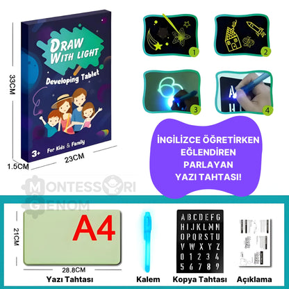 Sparkling and Shining Visual Intelligence Developing Drawing Tablet