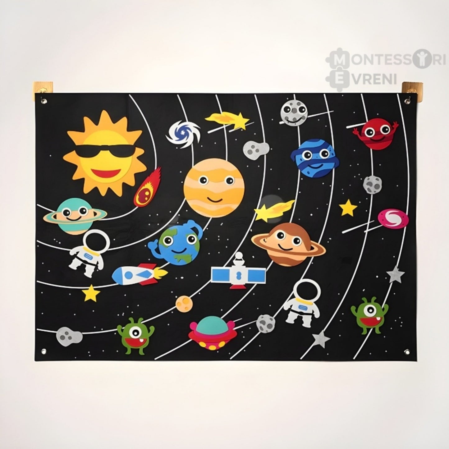 Montessori Felt Play and Learning Board