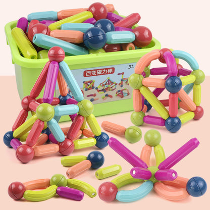 Educational Magnetic Stick and Magnetic Building Blocks Toy