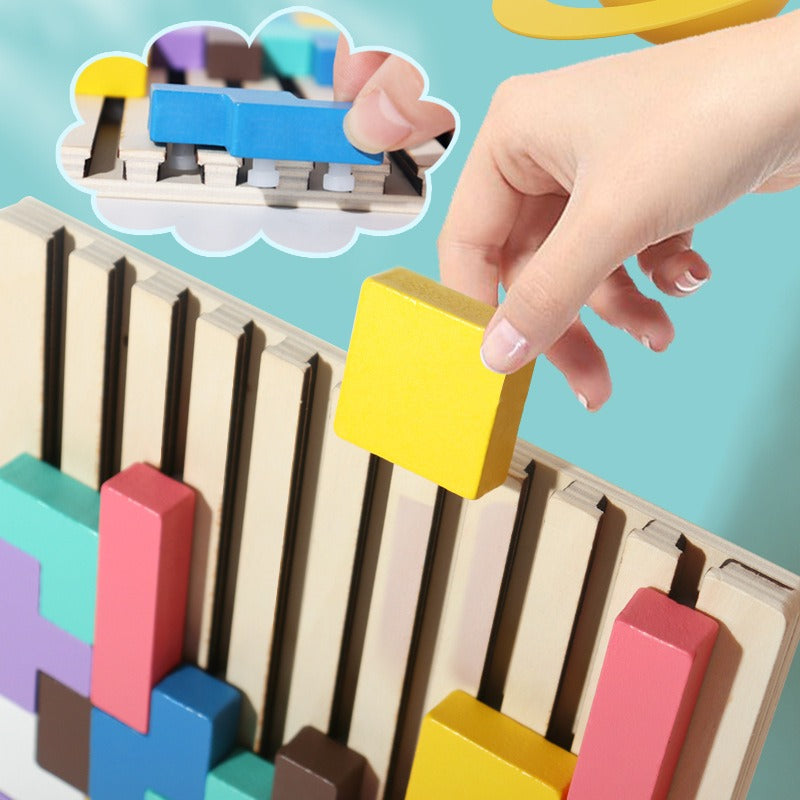 Multifunctional Tetris Block Puzzle Toy