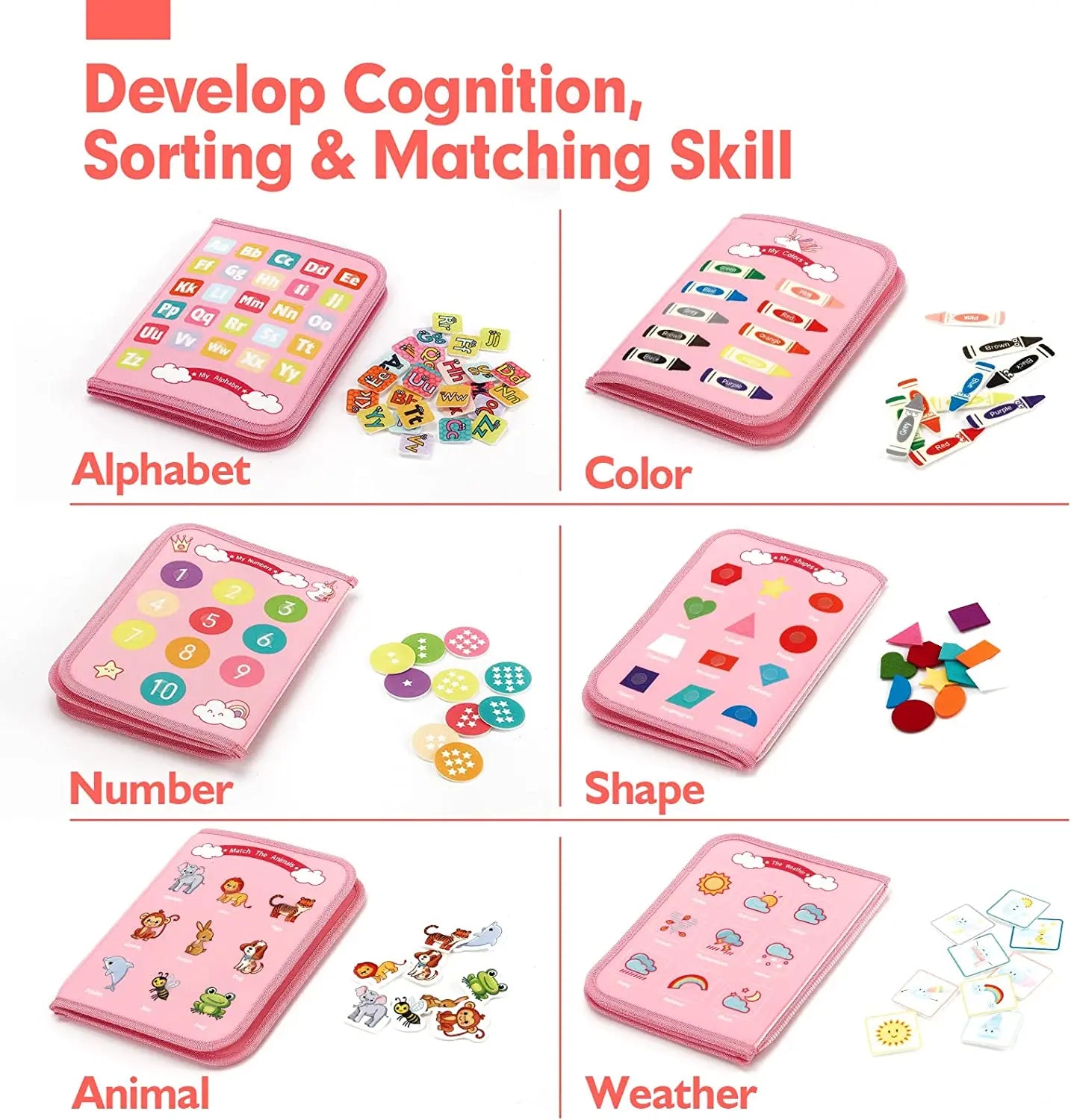 Multifunctional Felt Learning Book