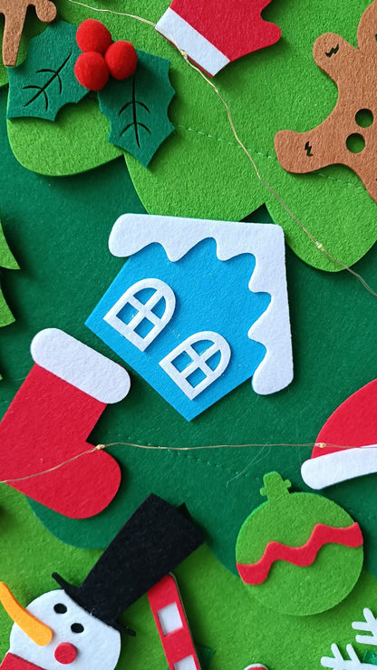 DIY Christmas Tree with Lights