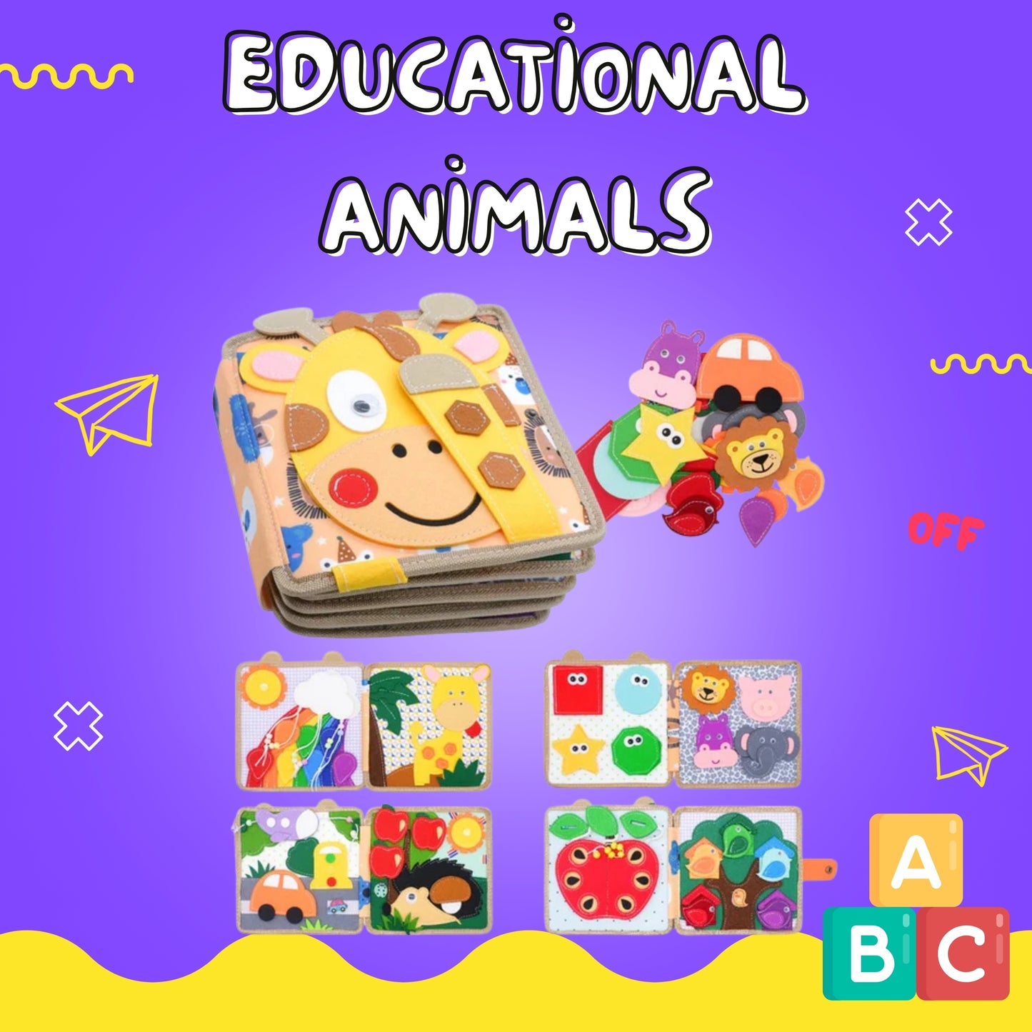 🌈 Sensory and Cognitive Educational Early Education Book 2