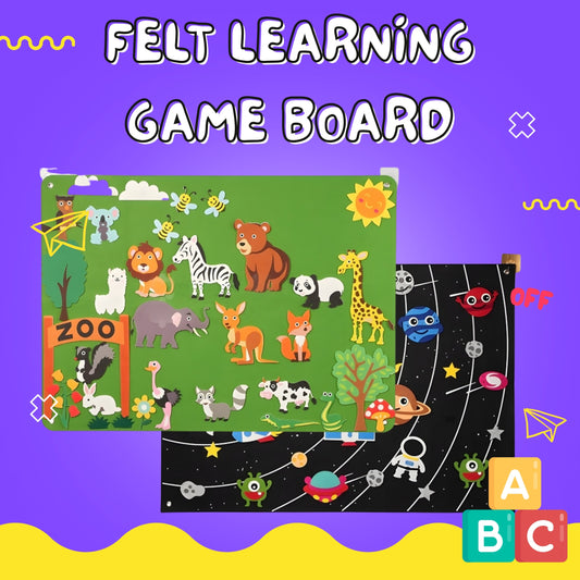 Montessori Felt Play and Learning Board