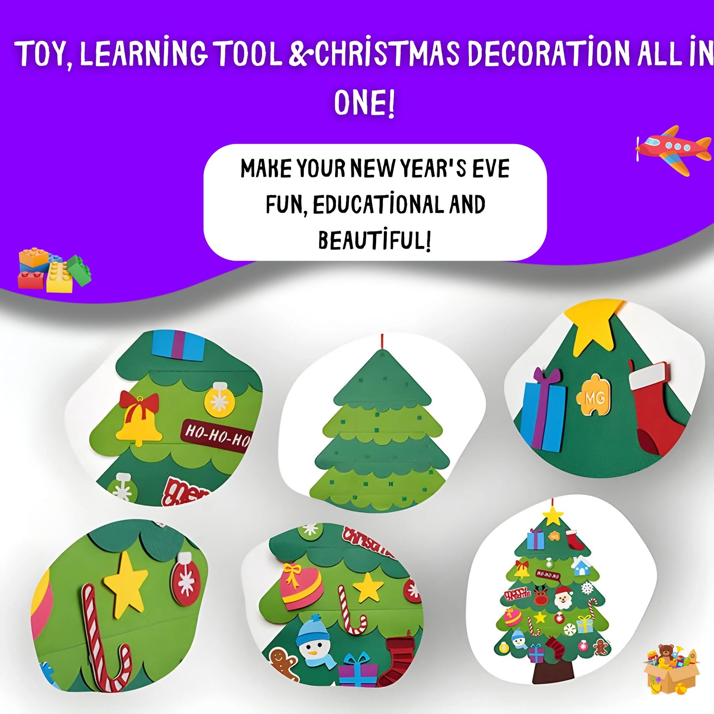 DIY Christmas Tree with Lights